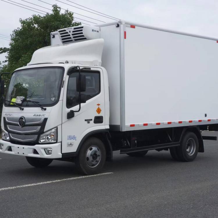 福田奧鈴疫苗冷鏈運輸車速凍物品冷凍車國六藍牌不**重