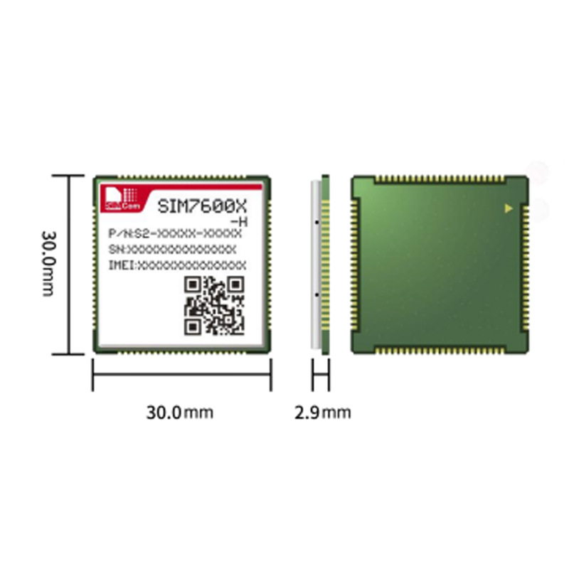 SIM7600X-H LTE Cat4模塊 無線通信模塊