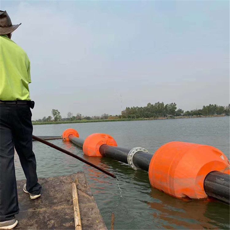 江面抽沙船管道浮體 8寸10寸塑膠管浮球 天蔚管浮漂廠家
