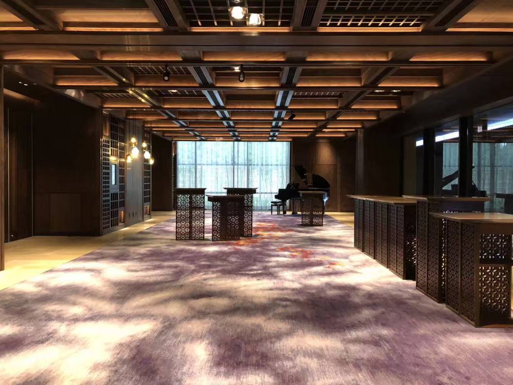 酒店餐廳宴會定制地毯 若蘭地毯 來圖可制作