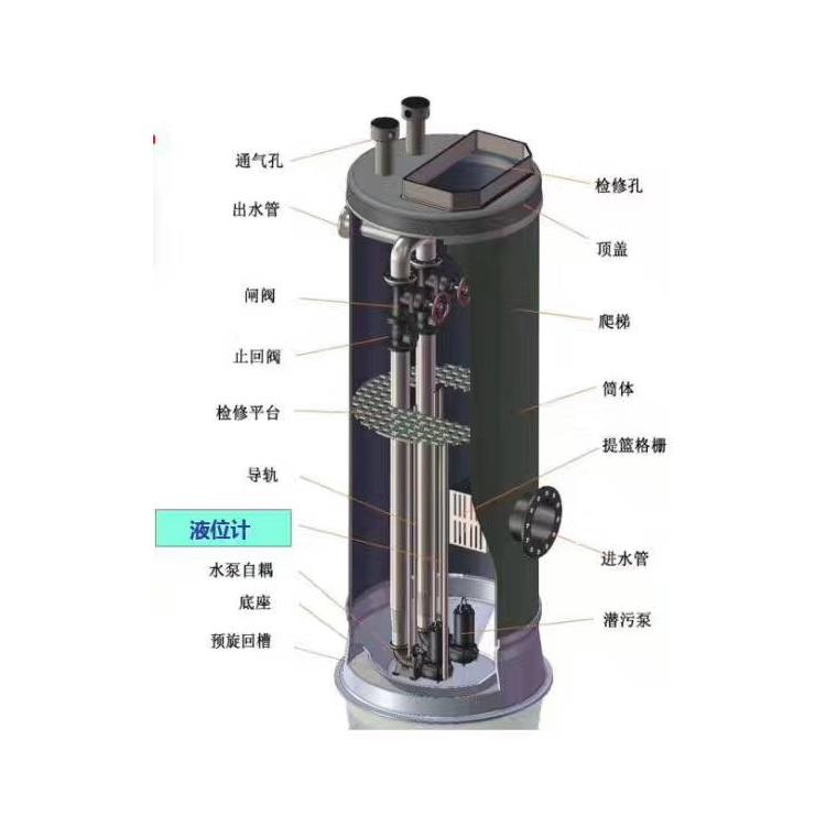 朔州一体化污水提升泵站 安装方便