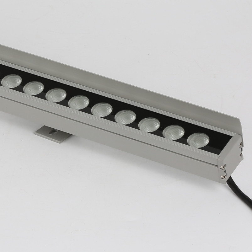 明可諾外控全彩dmx512洗墻燈戶外樓體招牌七彩輪廓線條燈