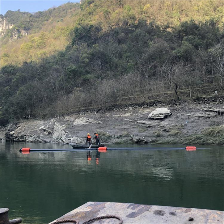 两半式喇叭口式夹管浮筒 内径110mm聚乙烯电缆线浮体