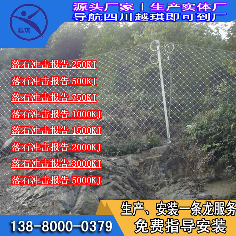 昆明被動(dòng)防護(hù)網(wǎng)2024電話 被動(dòng)網(wǎng)PPS-200 帶落石報(bào)告