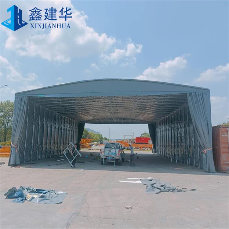 倉庫活動篷戶外車棚 活動伸縮廠房雨蓬 全國包郵