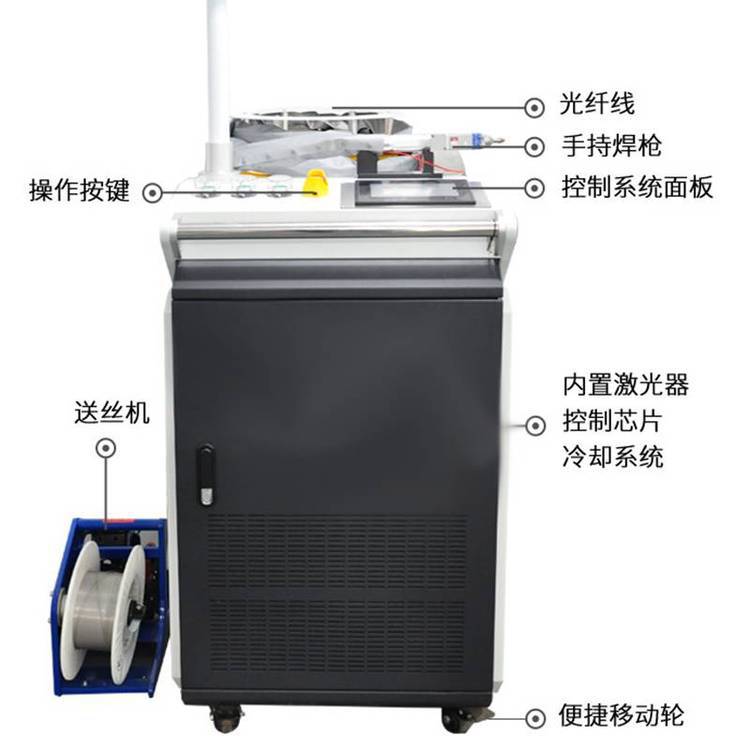 恩耐手持光纤激光焊接机不锈钢铝合金镀锌板碳钢管材金属焊接机