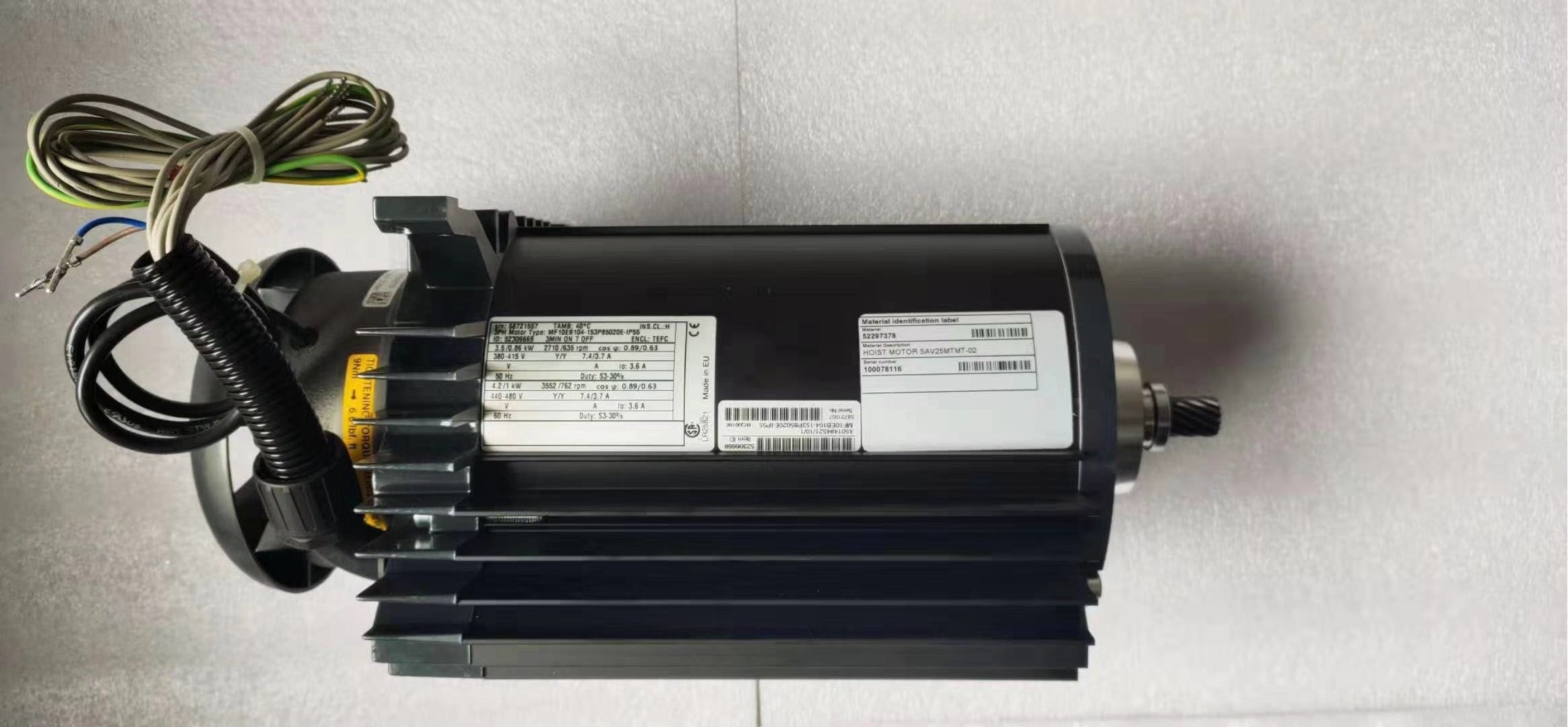 科尼MF06MA200-131F800009-IP55大車電機  