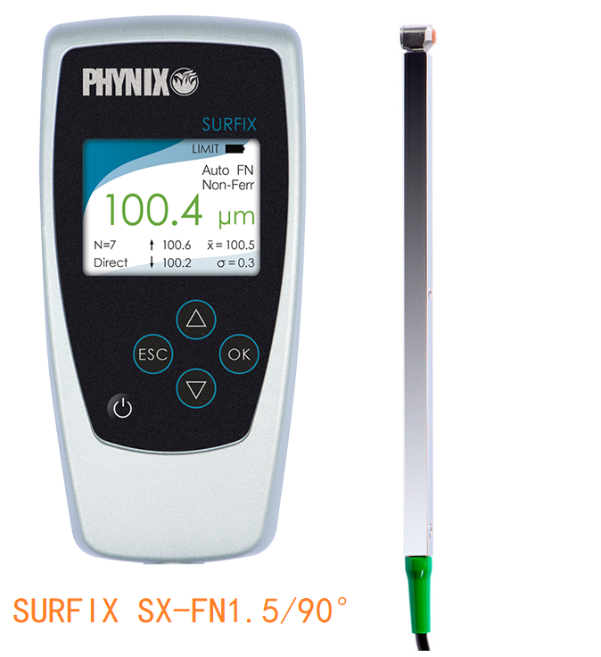 德國菲尼克斯PHYNIX SURFIX SX-FN1.5/90°涂層測厚儀