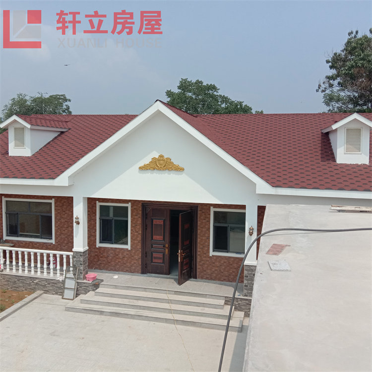 農村一層輕鋼結構養老房設計 河北輕鋼別墅建造施工