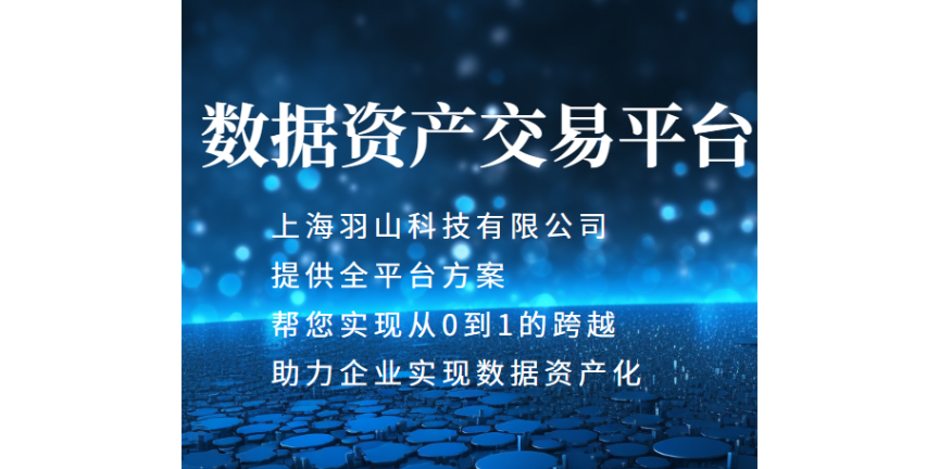 企业数据资产化模块解决方案,数据资产交易平台