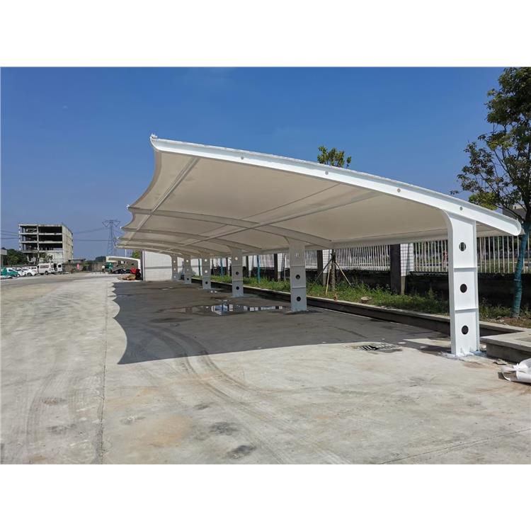 梁平膜結構停車棚安裝 貨源充足