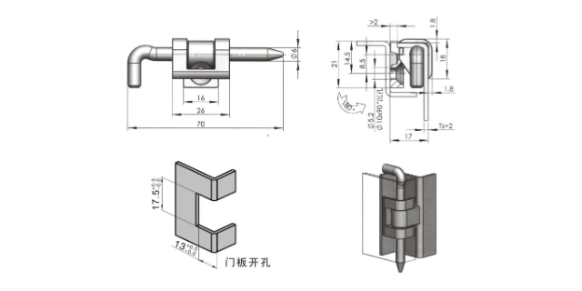 温州锌合金铰链定制,铰链