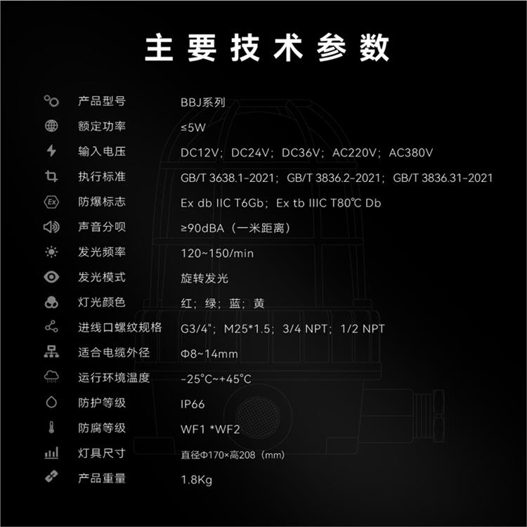 SYS-BBJ防爆聲光報警器