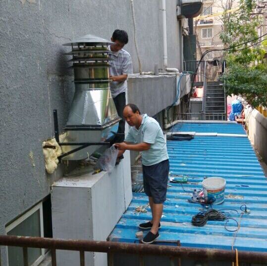 北京電梯機房排風散熱改造