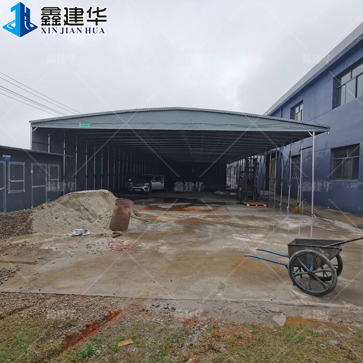 怒江推拉篷實力工廠 工廠大型倉庫棚 按需求定制