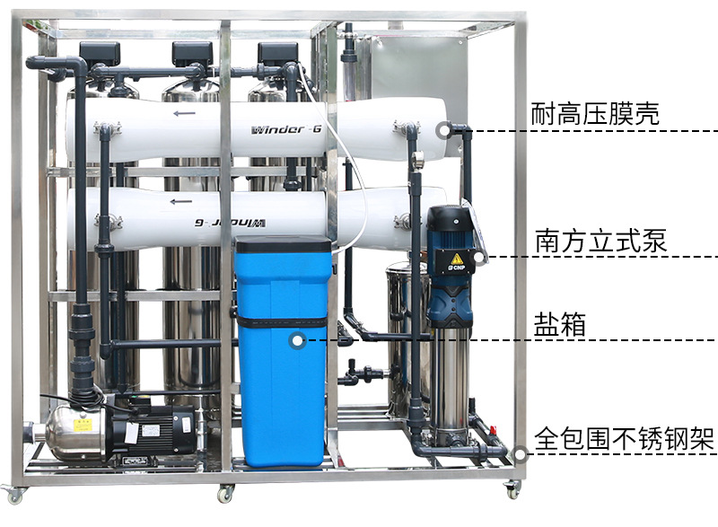 东莞RO+2吨**纯水设备