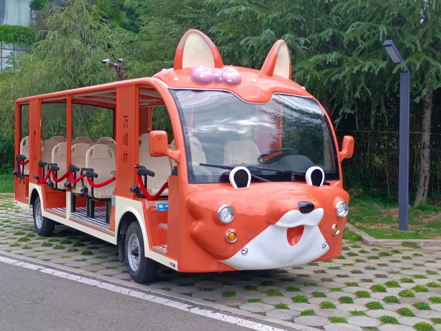 石家莊電動(dòng)觀光車，23座卡通款觀光車