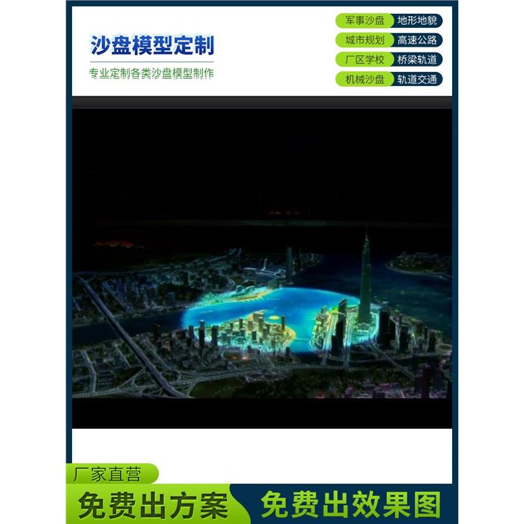 烏蘭察布市軌道交通沙盤模型 3d沙盤模型 觀景文化