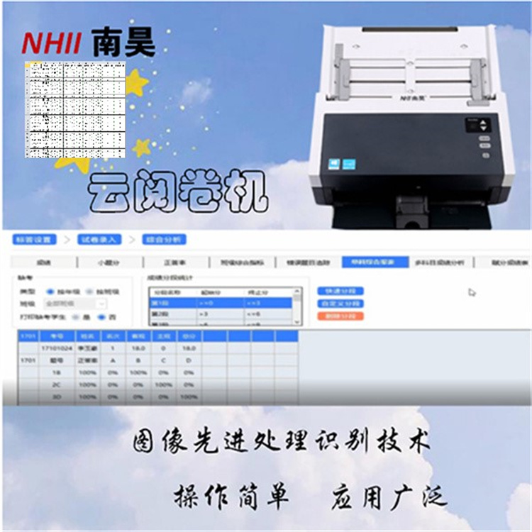 智能云閱卷機 掃描儀閱卷 光標閱讀機多少錢