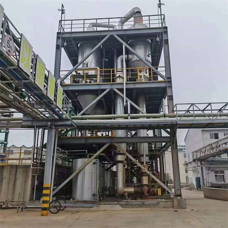 回收二手蒸發器 15噸316三效強制循環蒸發器 維修改造
