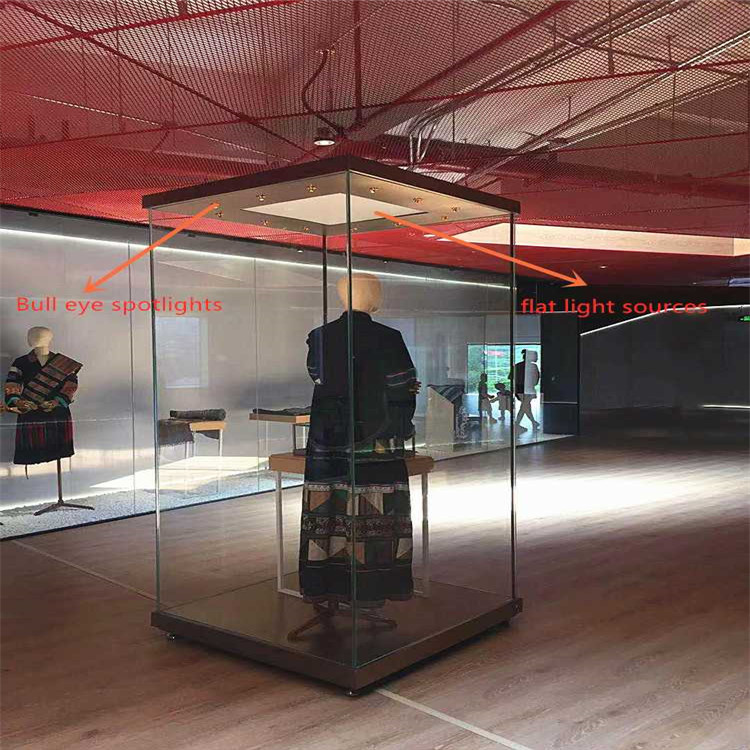隆城展示 博物館智能手動開啟 湘潭高柜各類展柜