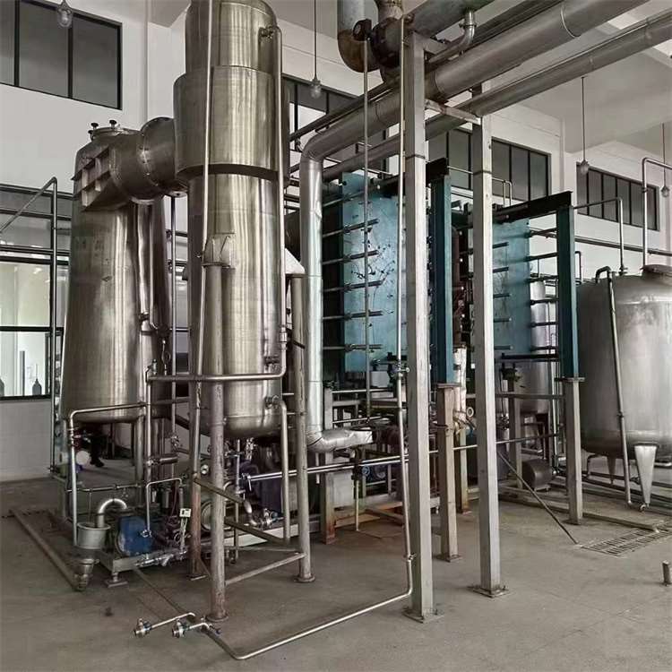 回收二手蒸發器 4噸不銹鋼316強制循環蒸發器 維修改造