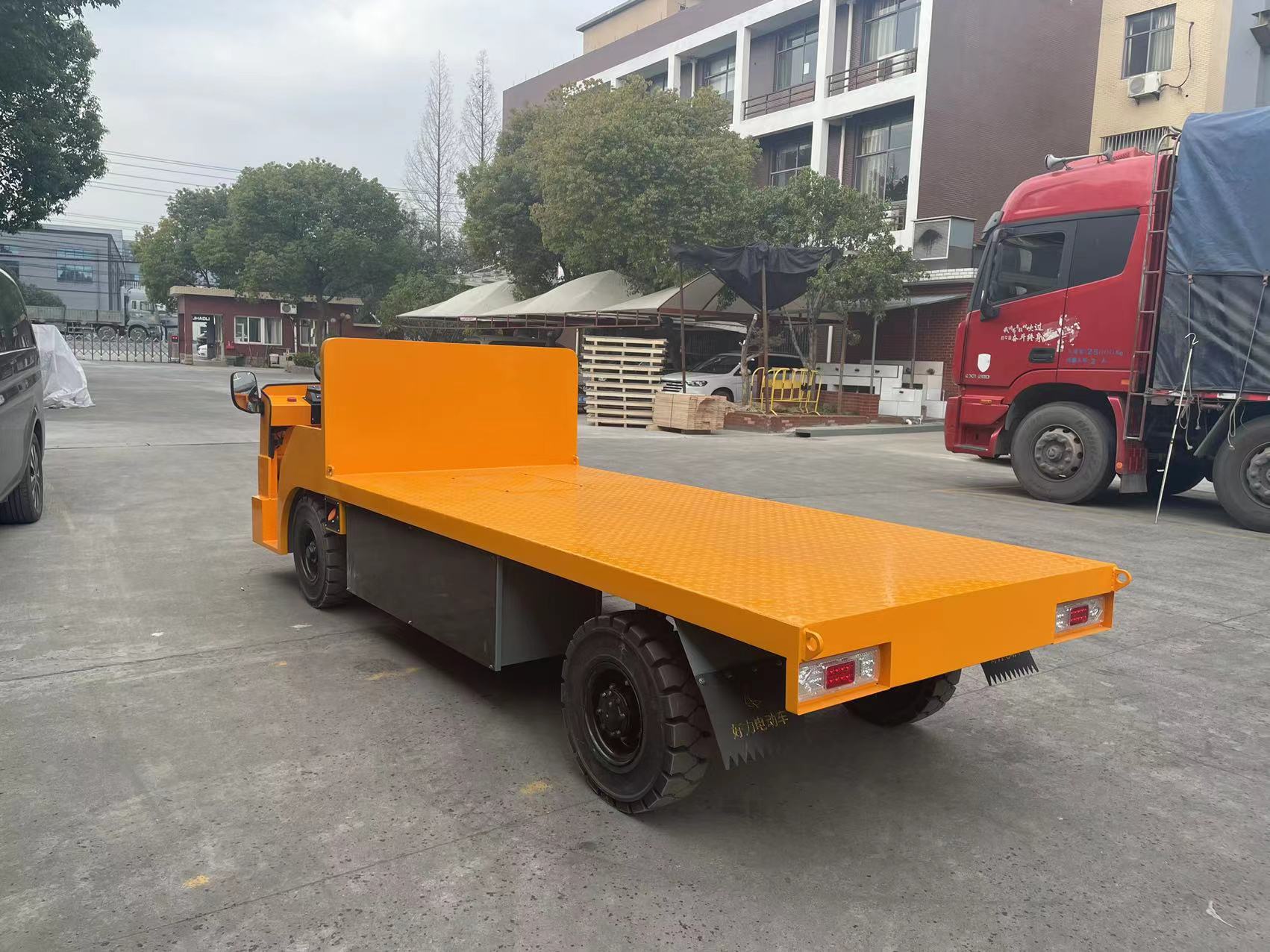 3噸電動貨車廠區內拉貨電動車根據客戶定制尺寸顏色