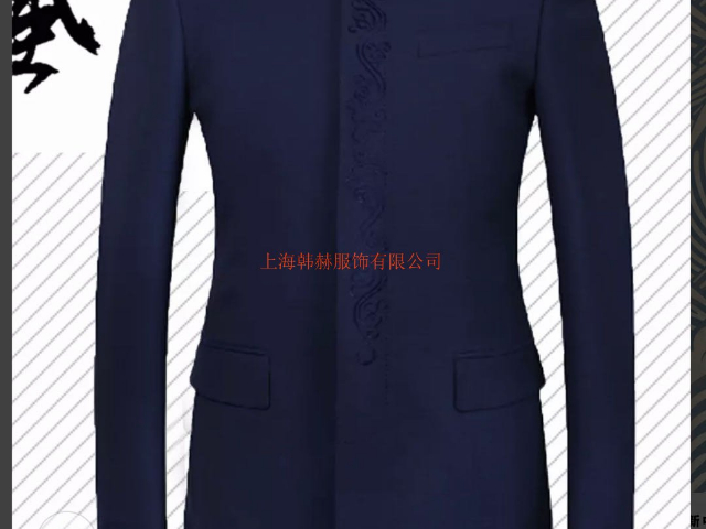 上海職業裝西服定做量體 上海韓赫服飾供應