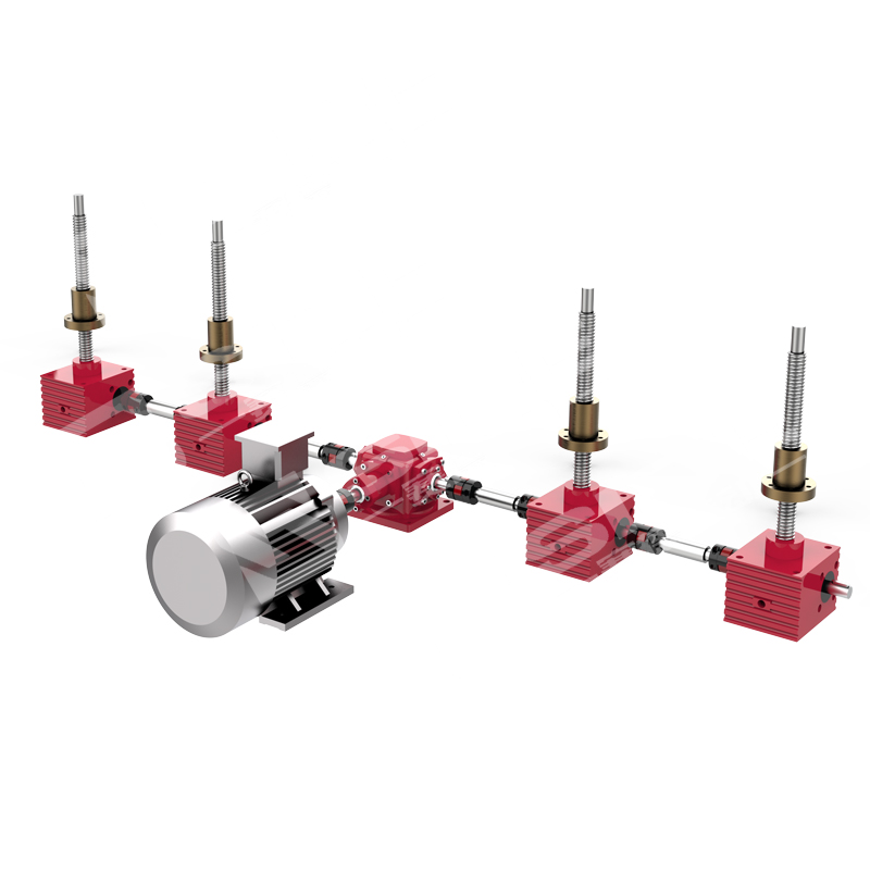 赛德螺旋滚珠升降机SJB涡轮蜗杆立式手摇丝杆升降机