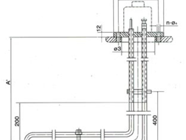 吉林SRY10带温控装置式管状电加热器厂家,电加热器