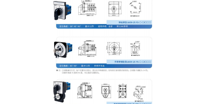 徐汇区配电箱LW39系列转换开关,LW39系列转换开关