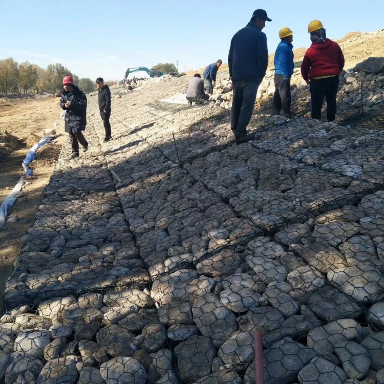 河道护底格宾护垫 8号铅丝笼护岸 绿滨垫防汛