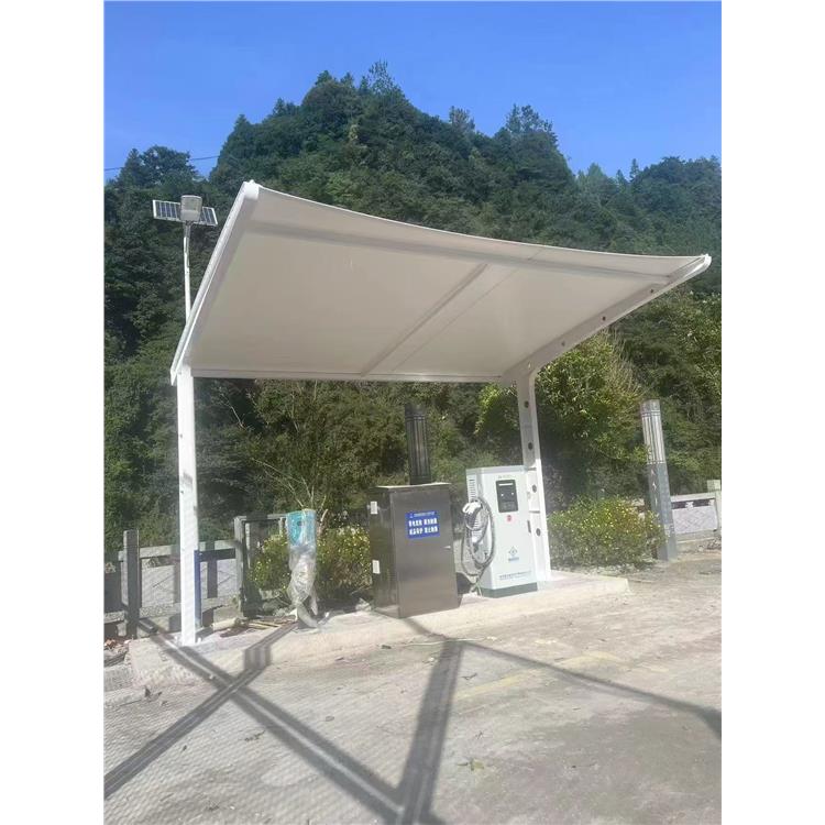 拉桿式 電動車停車棚