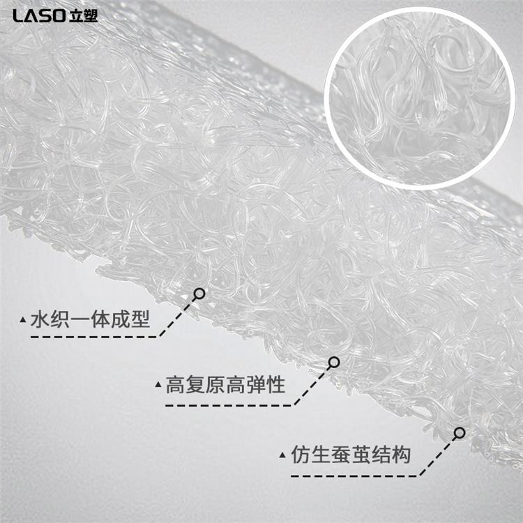 云浮空氣纖維材料源頭生產廠家 透氣 POE空氣纖維座墊
