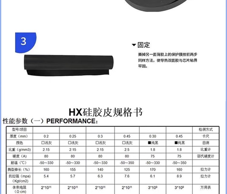 模组通用导热硅胶带