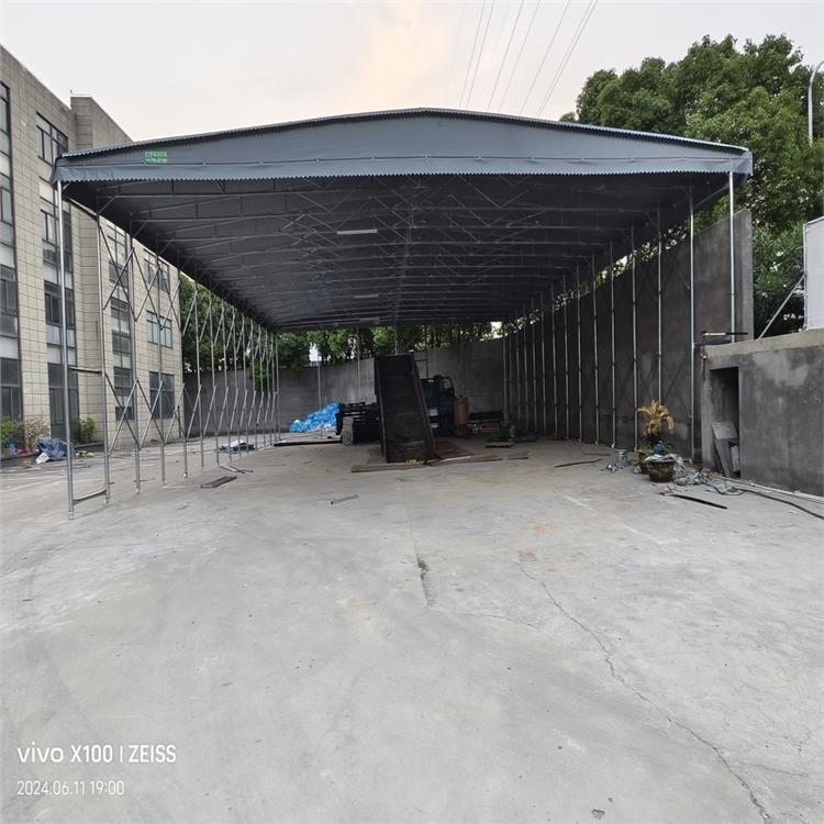 重慶電動推拉雨棚定制廠家在線報價 室外移動雨棚定制