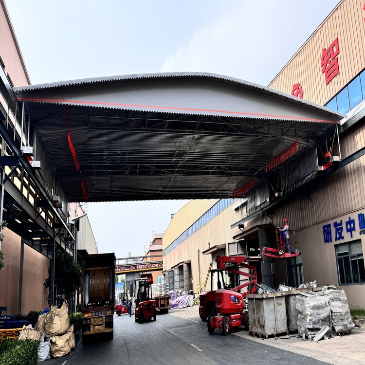重慶大型倉庫蓬廠家在線報價 推拉防雨棚廠家
