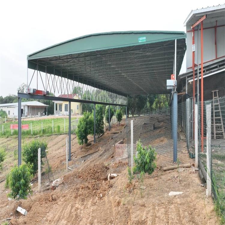 重慶懸空電動推拉雨棚保質保量 廠房過道雨棚廠