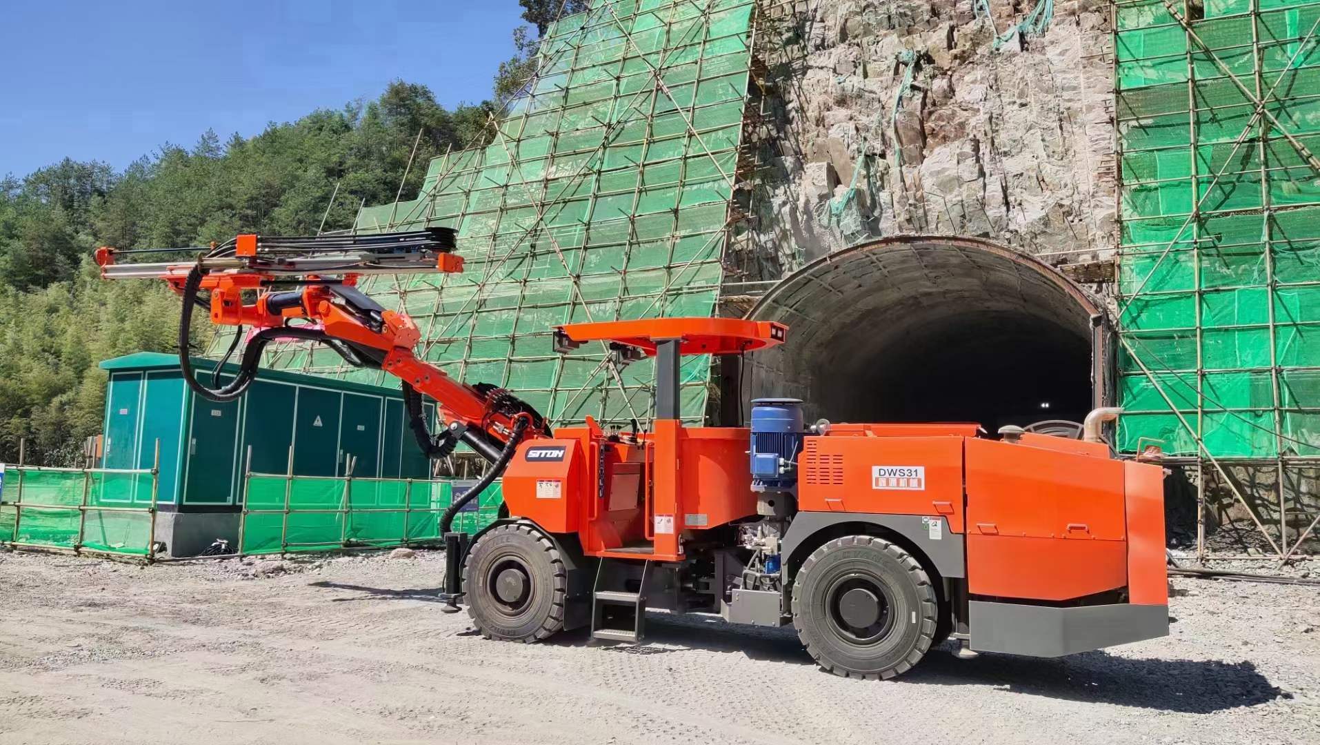 沈阳隧道用锚杆钻机注浆锚杆台车