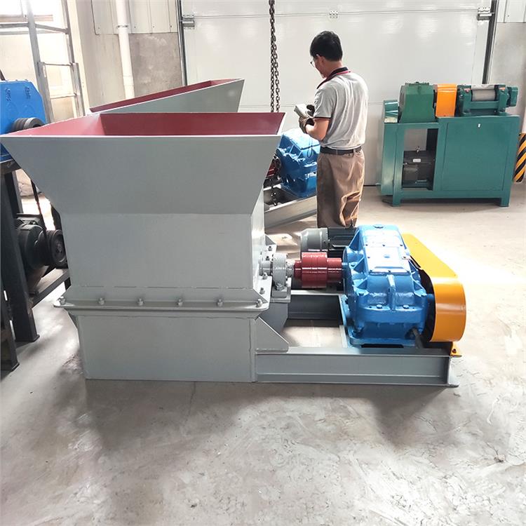 豹牌 德州肥料結塊粉碎機 整套設備可以按需定制