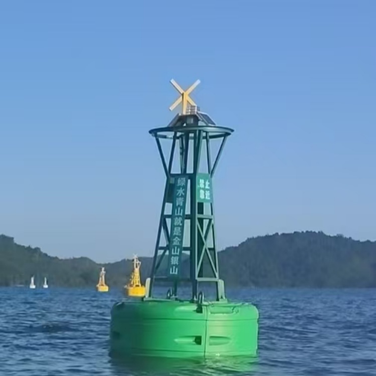直徑1.8米高分子浮標 港口碼頭施工警示浮標 海洋塑料航標