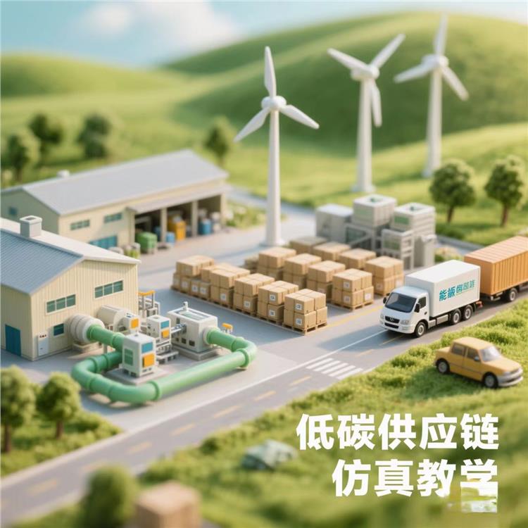 呼和浩特中高職數字企業碳鏈融合仿真應用