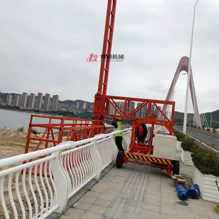雨水管安裝臺車 橋梁pvc排水管安裝設備