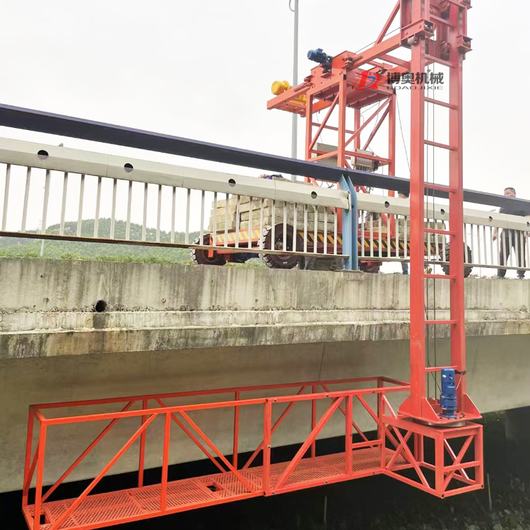橋梁護欄臺車 浙江橋面排水管安裝方案