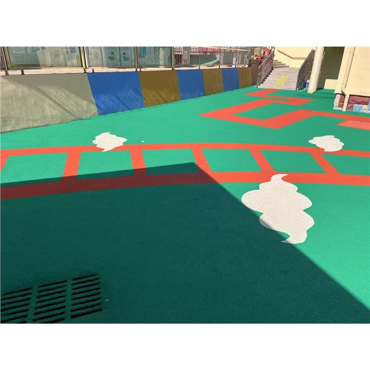 江蘇彩色塑膠地坪施工方案 固特麗地坪