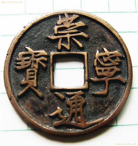 北京珍贵钱币崇宁通宝**如何