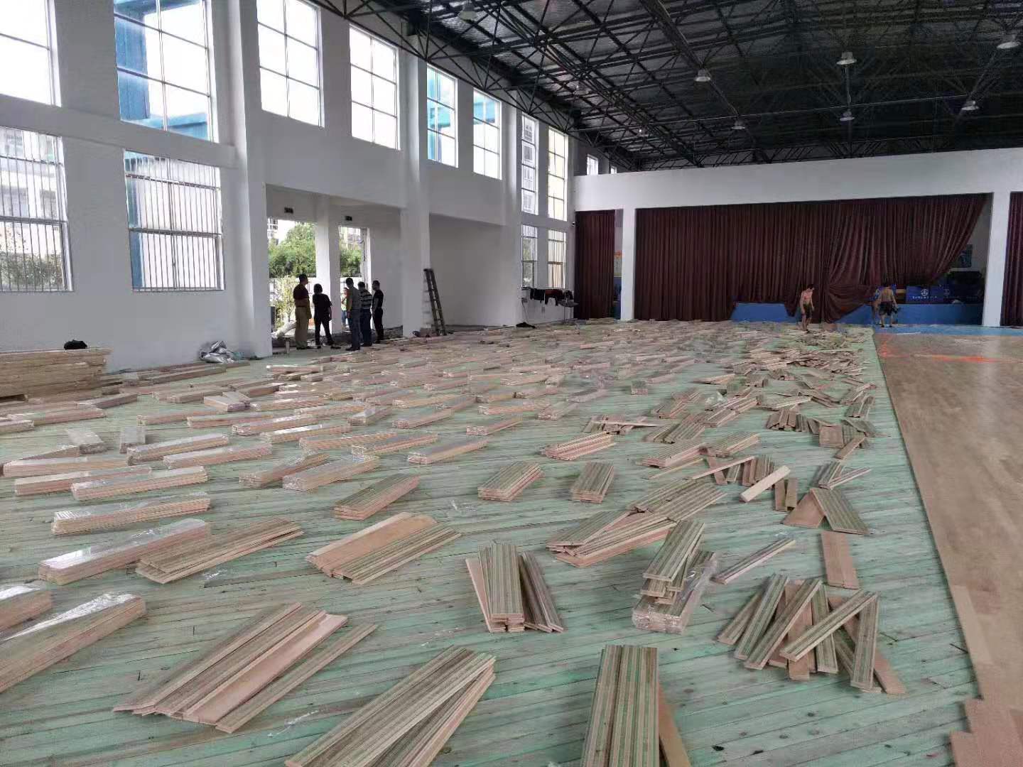 云浮羽毛球馆木地板