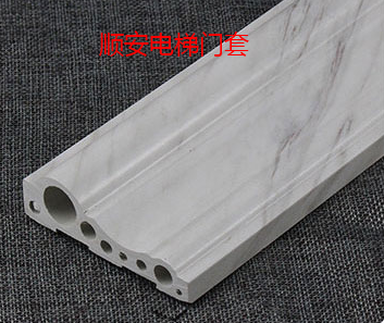 石塑门套线按装效果图电梯