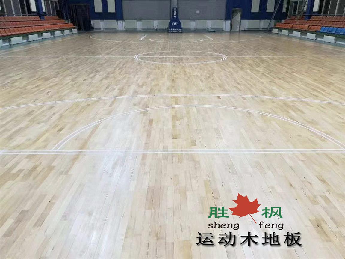 枫木体育馆篮球木地板厂家直销
