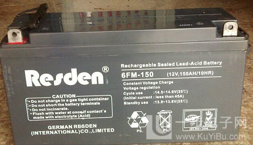 Resden雷斯顿6FM-24蓄电池12V24AH参数尺寸报价